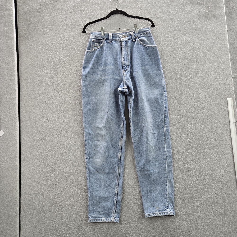 VINTAGE Wrangler Women Jeans 10 SHORT Blue Made In USA Denim 29" Inseam READ